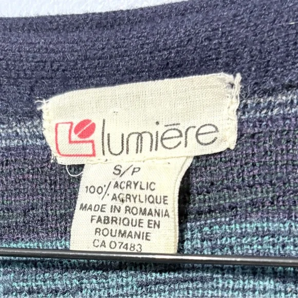 Lumiere Aztec pattern Multicolor Patterned Sweater Vest - Picture 4 of 6